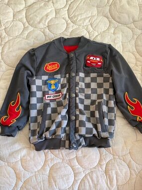Little Sleepies Cars Bomber Jacket in 4T